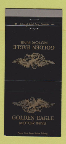 Matchbook Cover - Golden Eagle Motor Inns Richmond VA Columbia SC 30 Strike