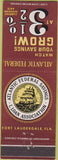 Matchbook Cover - Atlantic Federal Savings Fort Lauderdale FL