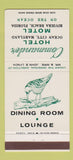 Matchbook Cover - Commander Hotel Motel Ocean City Riviera Beach MD 30 Strike