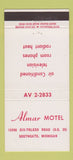 Matchbook Cover - Almar Motel Southgate MI 30 Strike