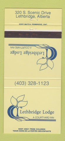 Matchbook Cover - Lethbridge Lodge AB 30 Strike
