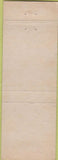 Matchbook Cover - Kyler Motel Evansville IN