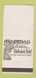 Matchbook Cover - Halekulani Hotel Waikiki Hawaii WEAR 30 Strike