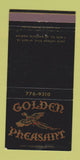 Matchbook Cover - Golden Pheasant Anaheim CA restaurant 30 Strike