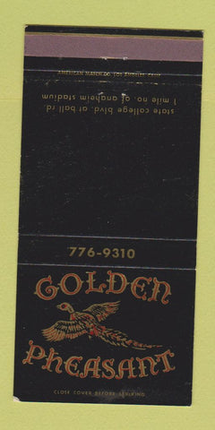 Matchbook Cover - Golden Pheasant Anaheim CA restaurant 30 Strike