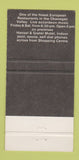 Matchbook Cover - Karl's Schnitzel Steak Penticton BC 30 Strike