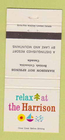 Matchbook Cover - The Harrison Hot Springs BC 30 Strike