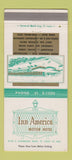 Matchbook Cover - Inn America Motor Hotel St Louis MO 30 Strike