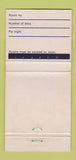 Matchbook Cover - Great Southern Inn Killarney Kerry Ireland WEAR 30 Strike