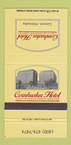 Matchbook Cover - Cornhusker Hotel Lincoln NE 30 Strike