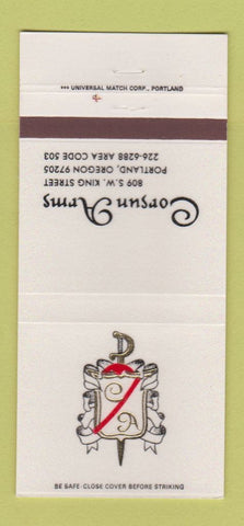 Matchbook Cover - Corsun Arms Portland OR WEAR 30 Strike