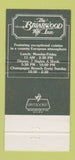 Matchbook Cover - Briarwood Inn Golden Colorado WORN 30 Strike