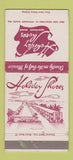 Matchbook Cover - Holiday Shores Apartment Motel St Petersburg FL WEAR 30 Strike