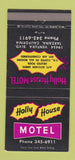 Matchbook Cover - Holly House Motel Tarzana CA 30 Strike