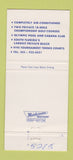 Matchbook Cover - Hollywood Beach Hotel FL 30 Strike