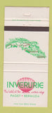 Matchbook Cover - Inverurie Hotel Paget Bermuda 30 Strike