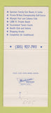 Matchbook Cover - Hollywood Beach Hotel FL 30 Strike