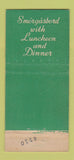 Matchbook Cover - Dahlstrom's Green Tree Lodge Huntington LI NY 30 Stick