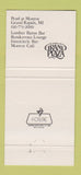 Matchbook Cover - Grand Plaza Hotel Grand Rapids MI 30 Strike