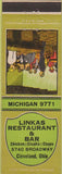 Matchbook Cover - Linkas Restaurant  and  Bar Cleveland OH