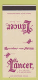 Matchbook Cover - The Lancer Reno NV restaurant 30 Strike