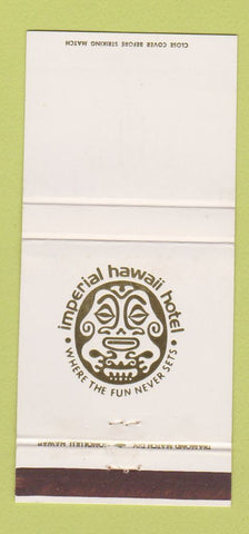 Matchbook Cover - Imperial Hawaii Hotel  30 Strike