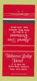 Matchbook Cover - Almond Tree Ocho Rios Jamaica Hibiscus Lodge Hotel 30 Strike