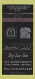 Matchbook Cover - Ivy Lea Inn Lansdowne ON 30 Strike