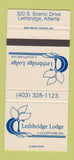 Matchbook Cover - Lethbridge Lodge AB 30 Strike