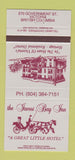 Matchbook Cover - James Bay Inn Victoria BC 30 Strike