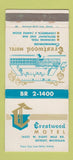 Matchbook Cover - Crestwood Motel Detroit MI WEAR 30 Strike