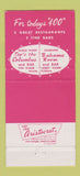 Matchbook Cover - Columbus Hotel Miami FL 30 Strike