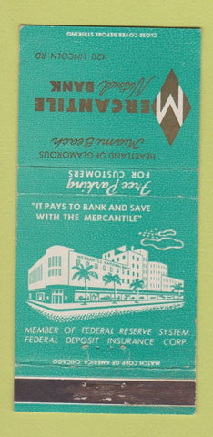 Matchbook Cover - Mercantile National Bank Miami Beach FL WEAR 30 Strike
