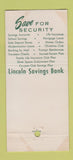 Matchbook Cover - Lincoln Savings Bank Brooklyn NY 30 Stick