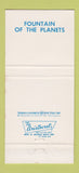 Matchbook Cover - 1964 New York World's Fair Fountain of Planets 30 Strike