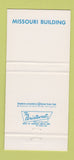 Matchbook Cover - 1964 New York World's Fair Missouri Building 30 Strike