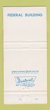 Matchbook Cover - 1964 New York World's Fair Federal Building 30 Strike