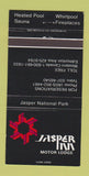 Matchbook Cover - Jasper Inn Motor Lodge Jasper National Park AB 30 Strike