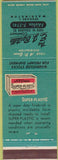 Matchbook Cover - Super Plastic explosives Bartells Spokane WA