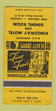 Matchbook Cover - Kingsway Motel Fort William ON WORN 30 Strike
