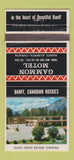 Matchbook Cover - Gammon Motel Banff AB 30 Strike