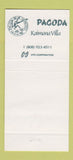 Matchbook Cover - King Kamehameha's Kona Beach Hotel Kailua Hawaii 30 Strike