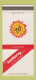 Matchbook Cover - Helio Colony Hotel Clayton MO 30 Strike