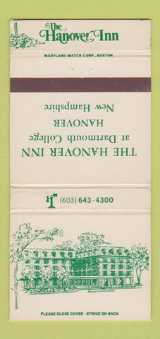 Matchbook Cover - Hanover Inn NH 30 Strike