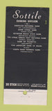 Matchbook Cover - Sottile Banking Fort Lauderdale Avon Park FL 30 Stick