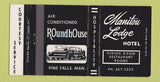Matchbook Cover - Manitou Lodge Hotel Pine Falls MB 30 Strike