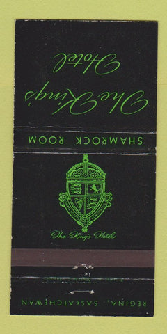 Matchbook Cover - The King's Hotel Regina SK 30 Strike
