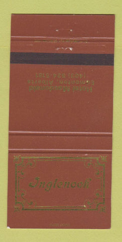 Matchbook Cover - Hotel Macdonald Emdonton AB Inglenook WEAR 30 Strike