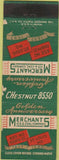 Matchbook Cover - Merchant's Ice  and  Coal Co St Louis MO