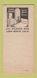 Matchbook Cover - Atlantic Blvd Motel Long Beach CA 30 Strike